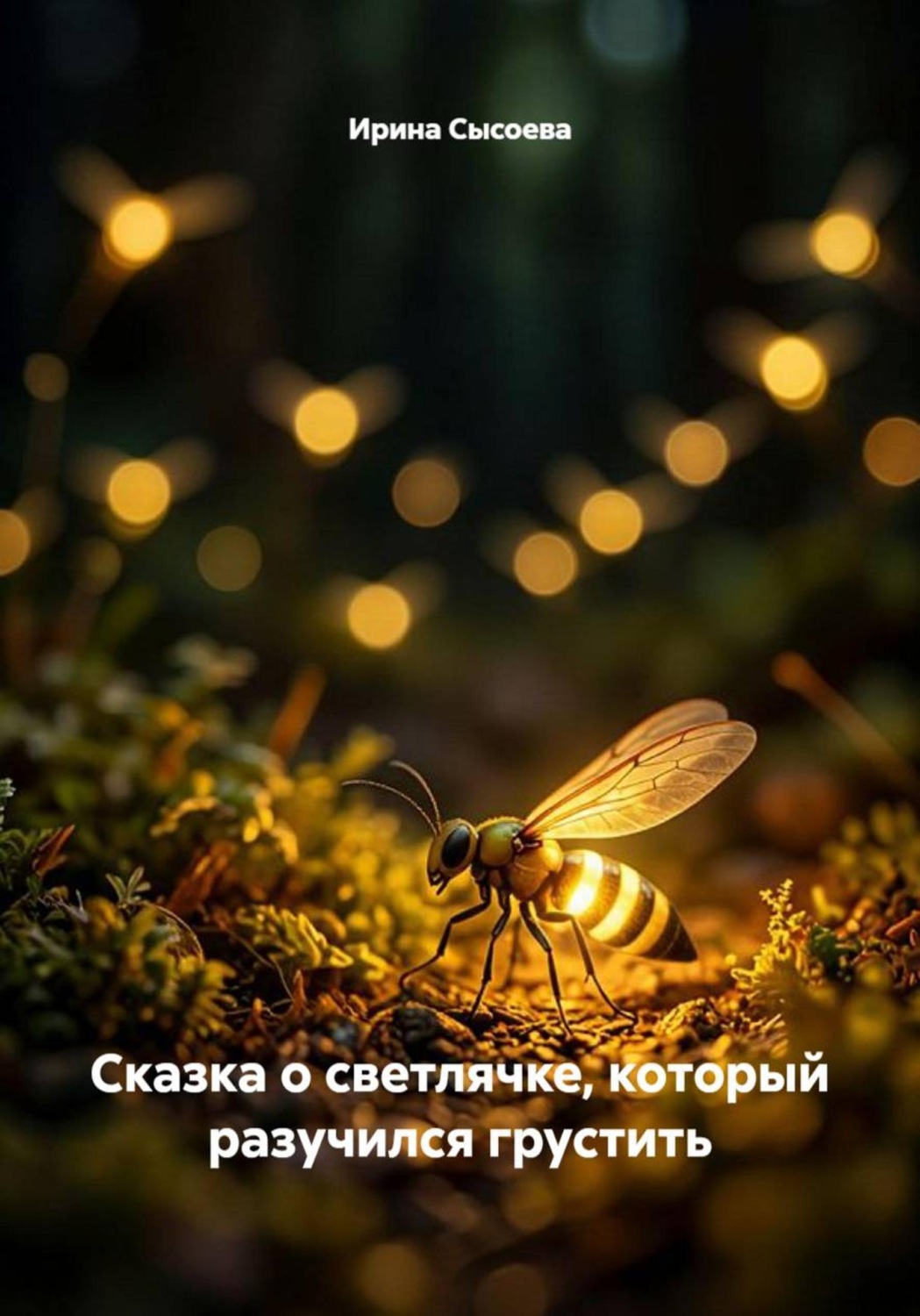 Обложка книги «Сказка о светлячке, который разучился грустить»