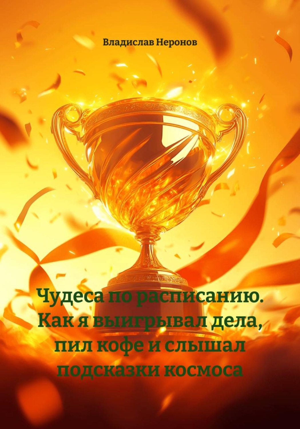 Обложка книги «Чудеса по расписанию. Как я выигрывал дела, пил кофе и слышал подсказки космоса»