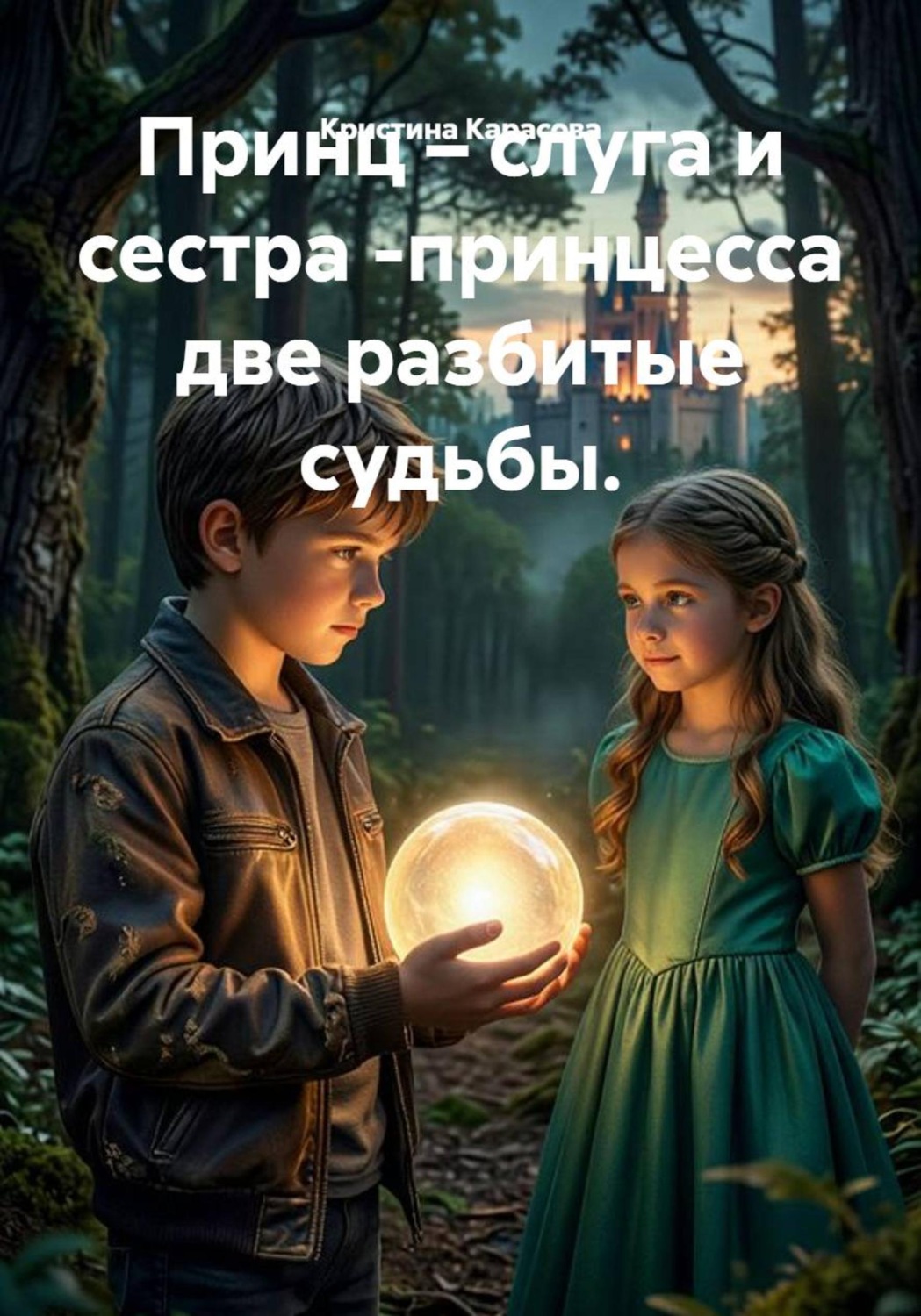 Обложка книги «Принц – слуга и сестра -принцесса две разбитые судьбы»