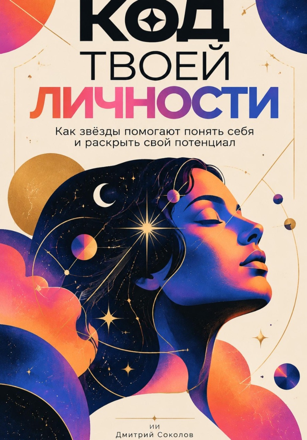 Обложка книги «Код твоей личности: Как звёзды помогают понять себя и раскрыть свой потенциал»