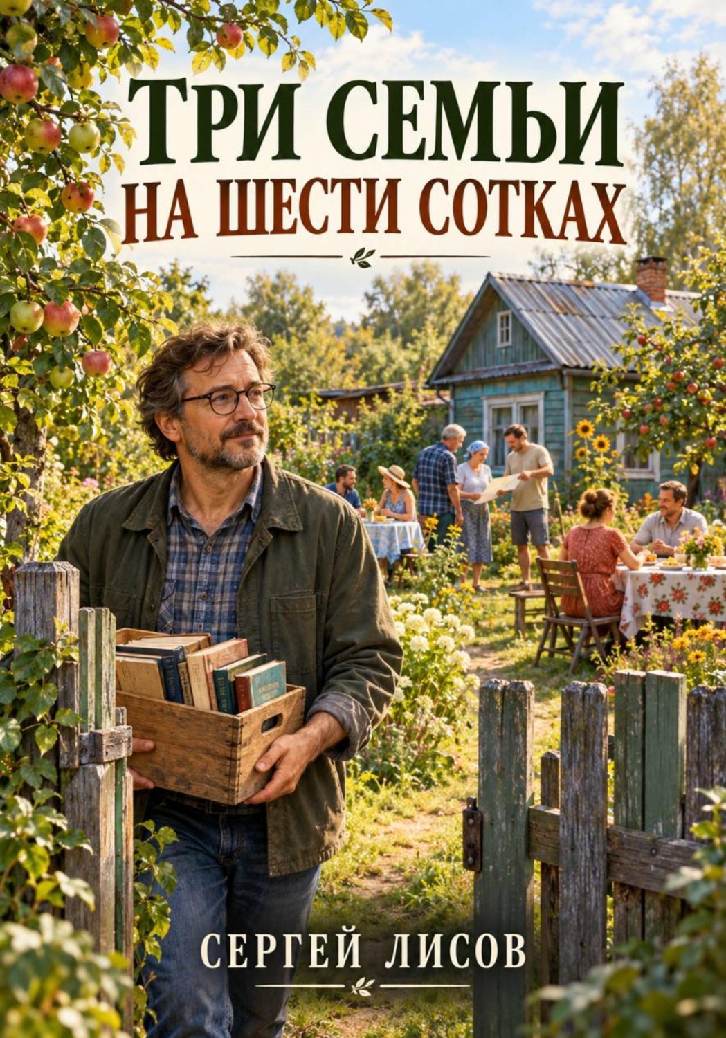 Обложка книги «Три семьи на шести сотках»