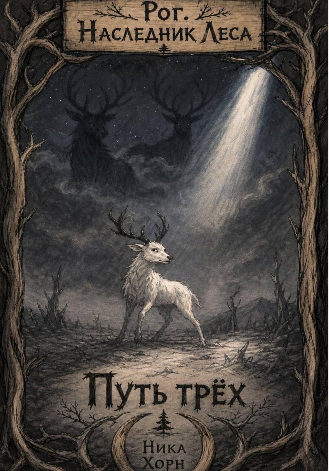 Обложка книги «Рог. Наследник Леса: путь трёх»