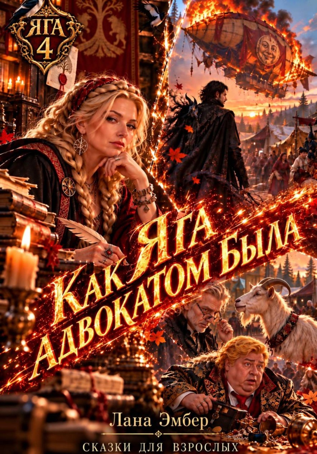 Обложка книги «КАК ЯГА АДВОКАТОМ БЫЛА»