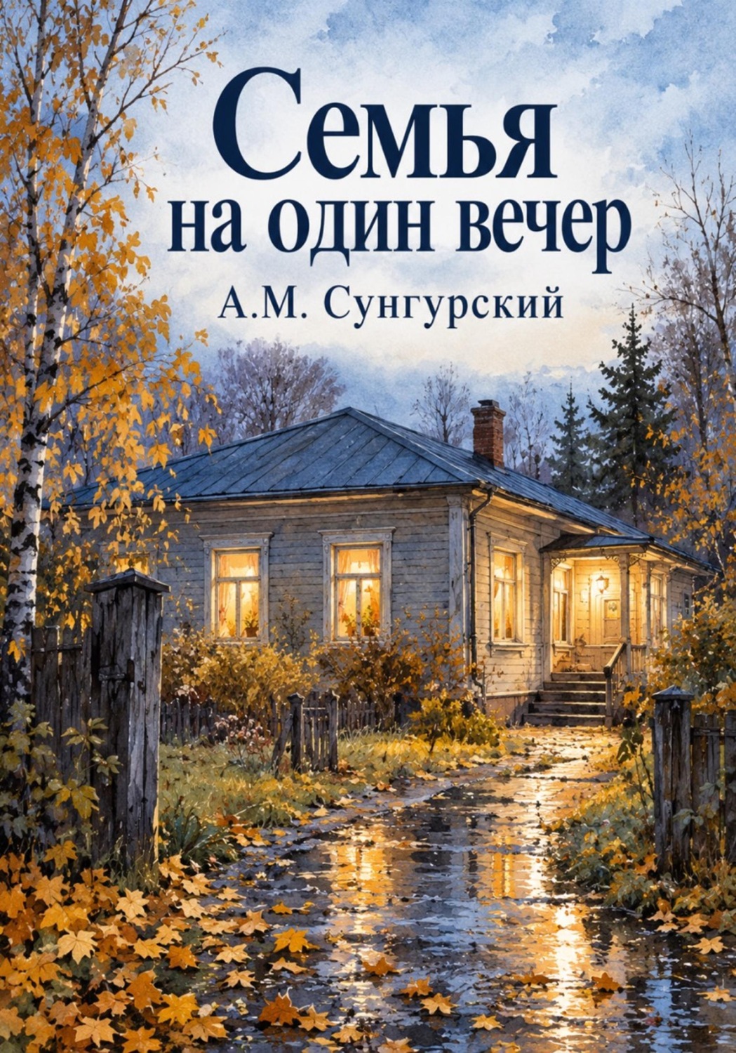Обложка книги «Семья на один вечер»