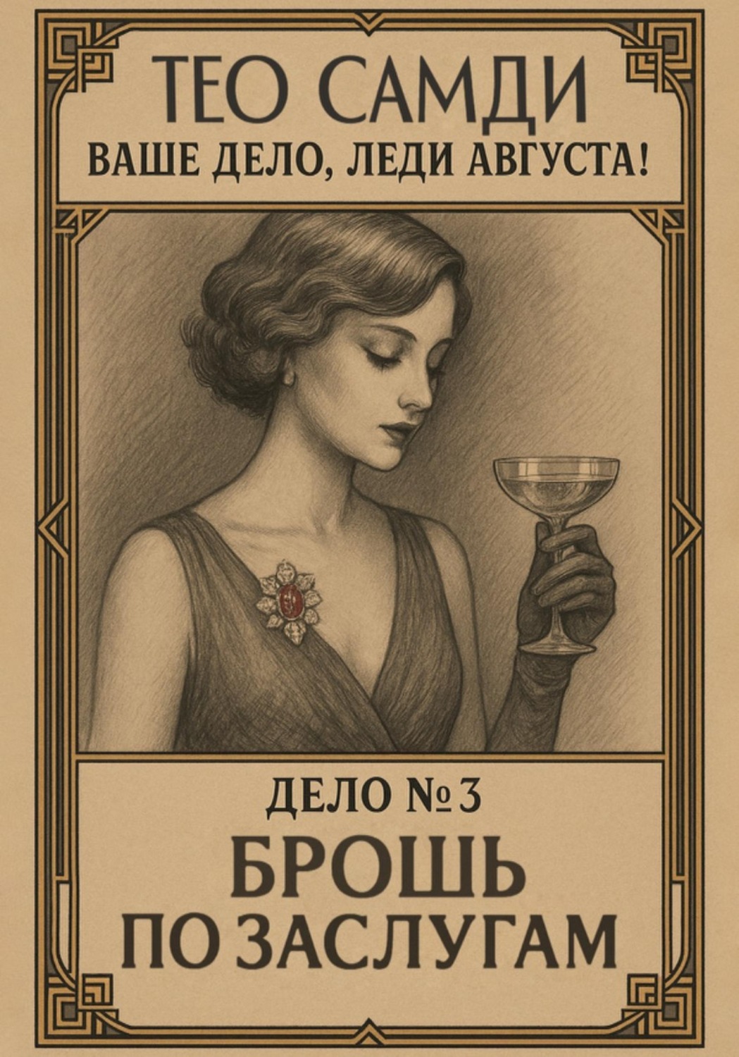 Обложка книги «Дело 3. Брошь по заслугам»