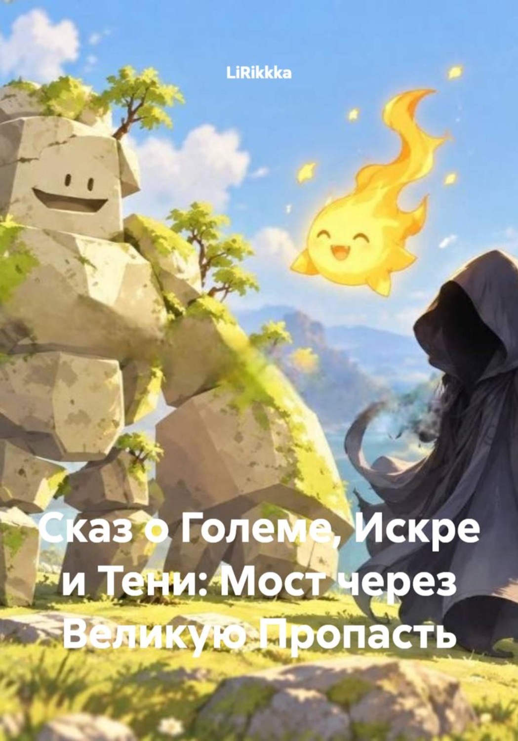 Обложка книги «Сказ о Големе, Искре и Тени: Мост через Великую Пропасть»