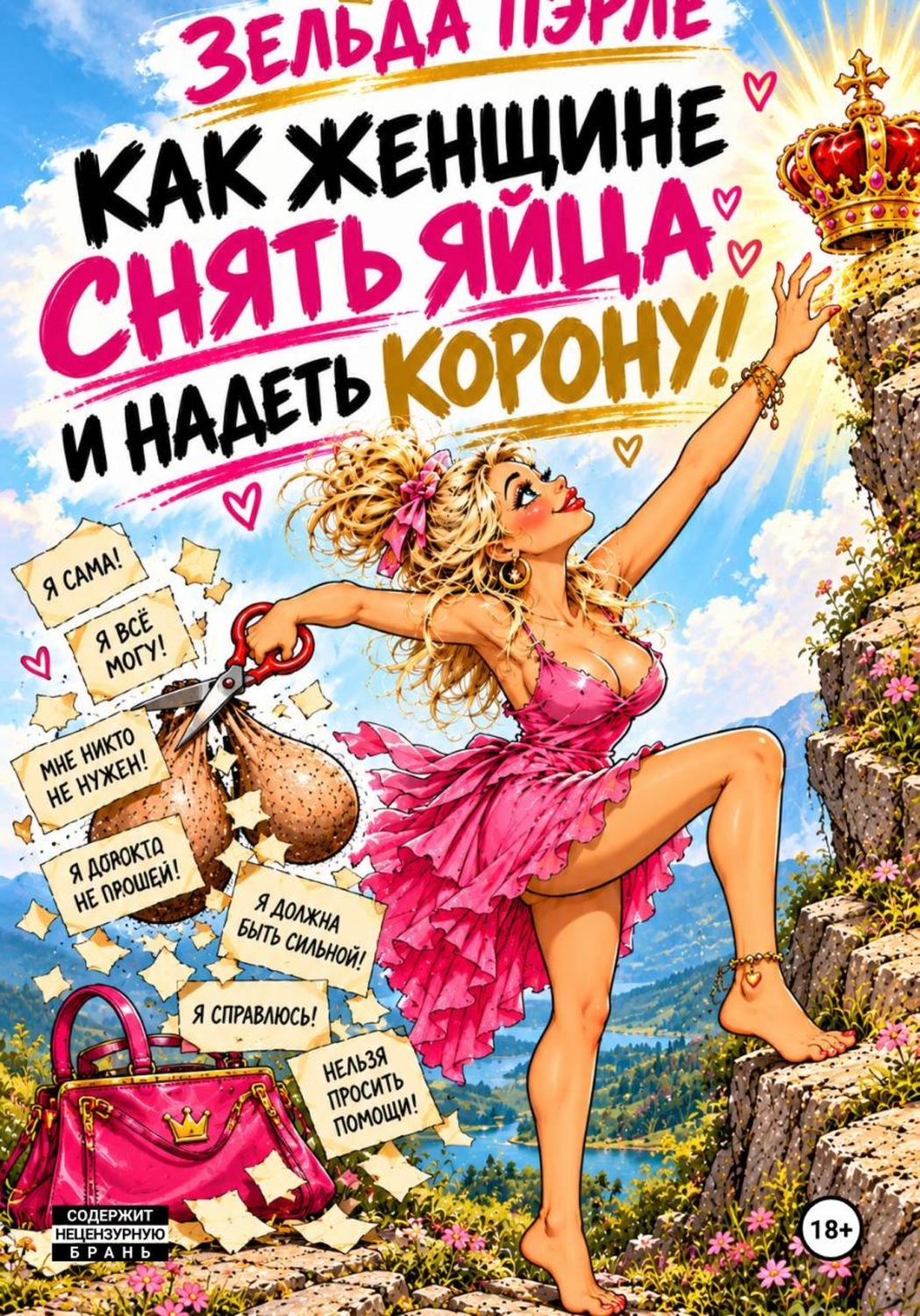 Обложка книги «Как женщине снять яйца и надеть корону!»