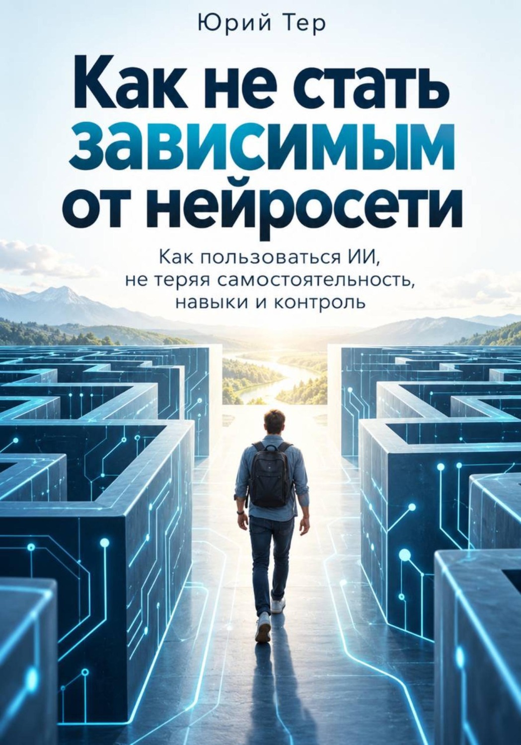 Обложка книги «Как не стать зависимым от нейросети: Как пользоваться ИИ, не теряя самостоятельность, навыки и контроль»