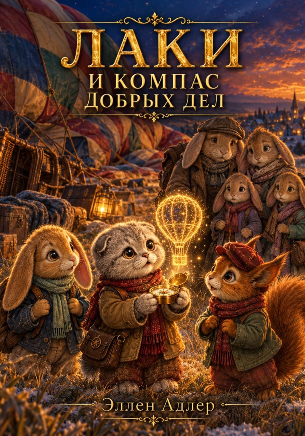 Обложка книги «Лаки и Компас добрых дел»