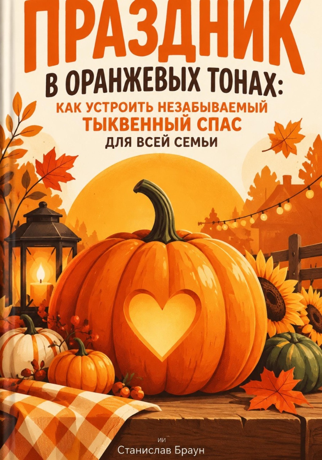 Обложка книги «Праздник в оранжевых тонах: Как устроить незабываемый Тыквенный спас для всей семьи»