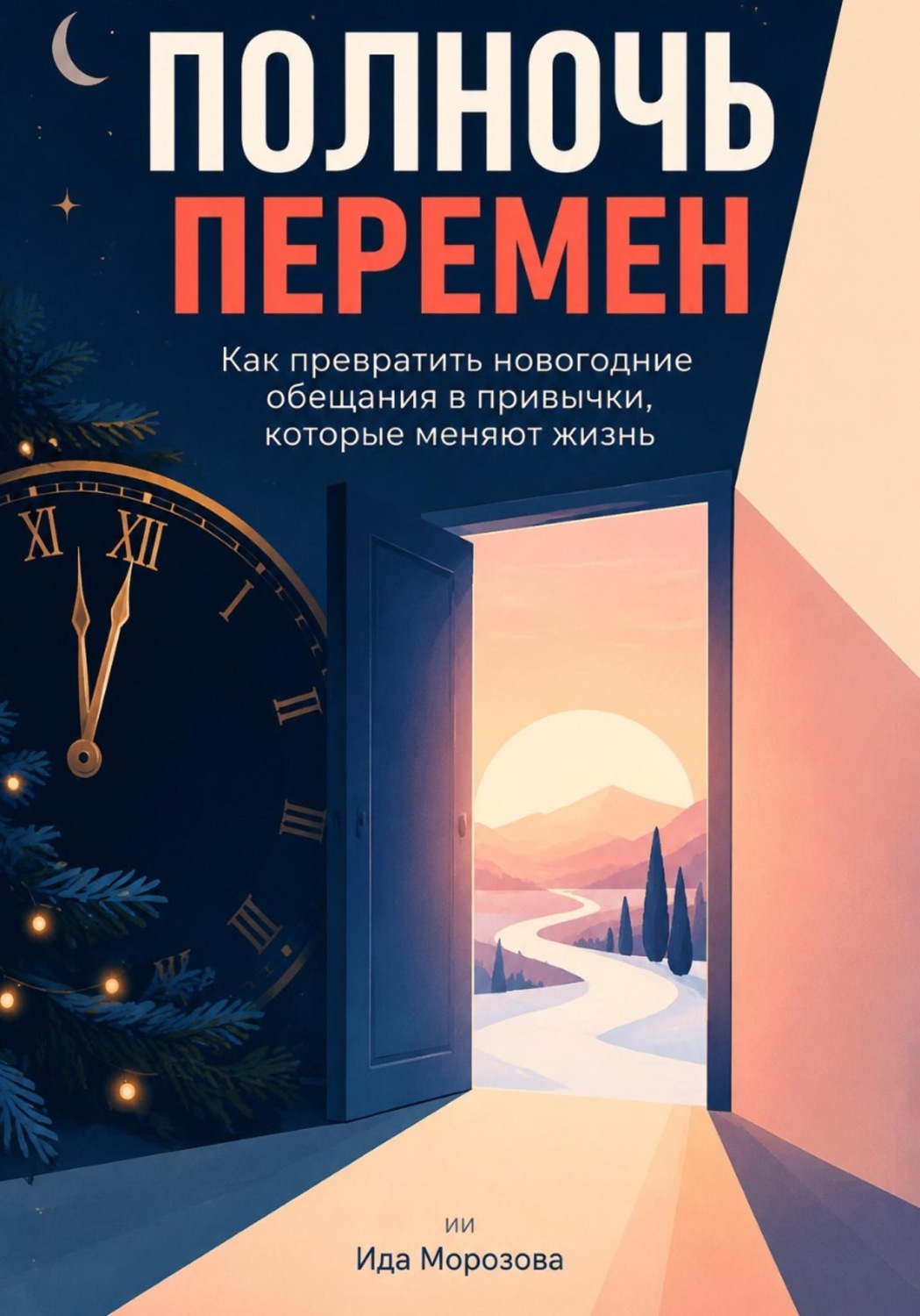 Обложка книги «Полночь перемен: Как превратить новогодние обещания в привычки, которые меняют жизнь»