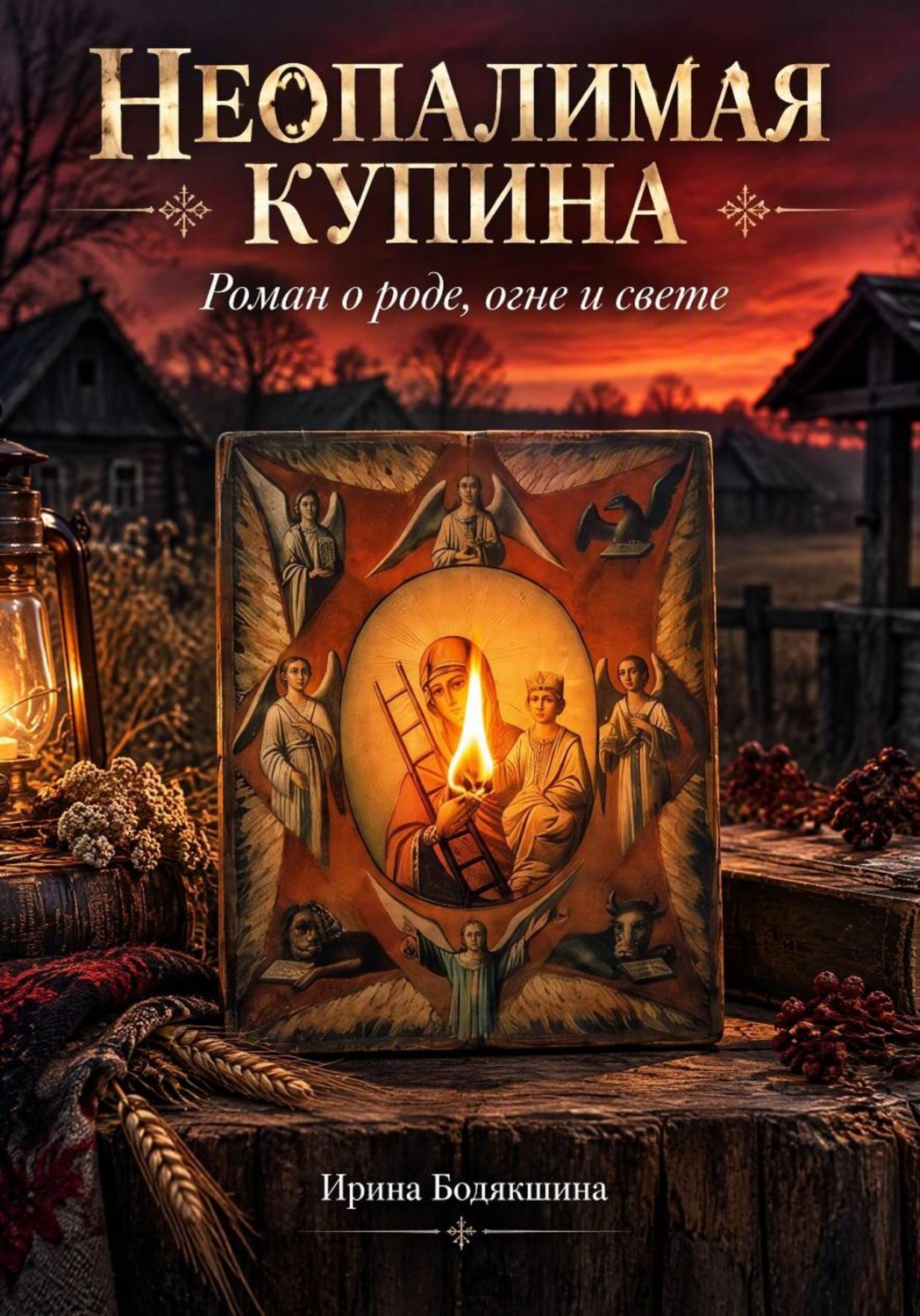 Обложка книги «Неопалимая Купина. Роман о роде, огне и свете.»
