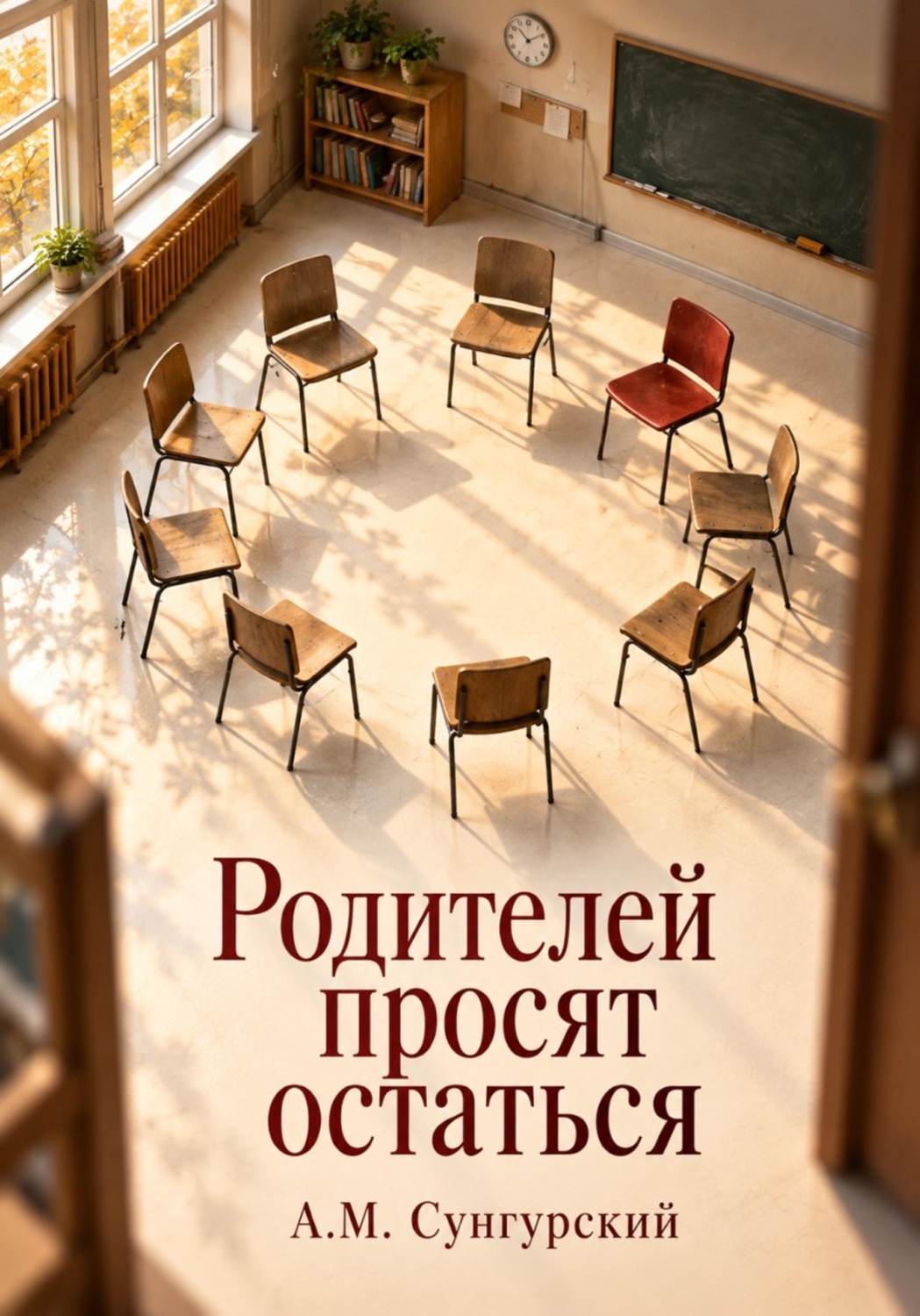 Обложка книги «Родителей просят остаться»