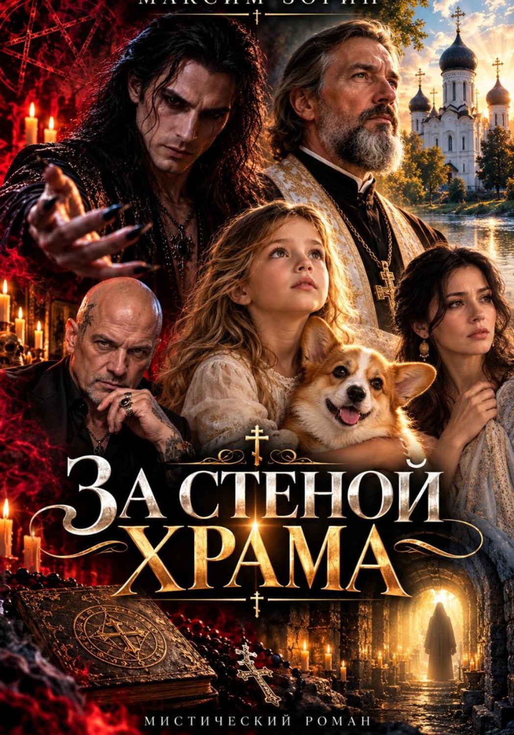 Обложка книги «За стеной храма»