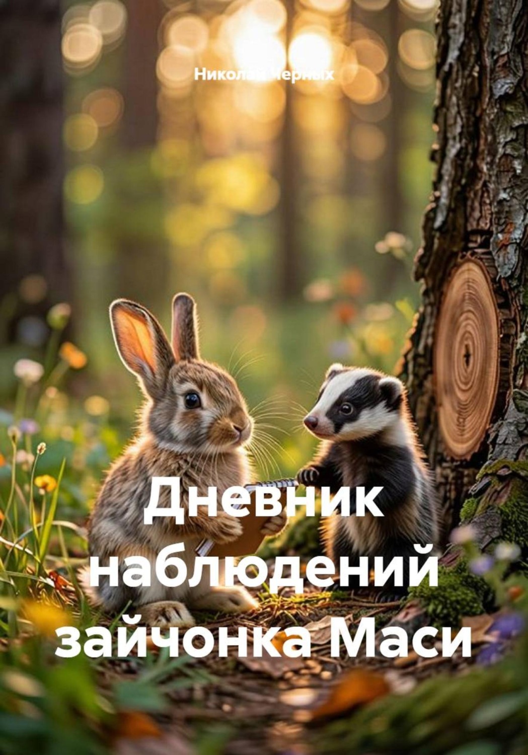 Обложка книги «Дневник наблюдений зайчонка Маси»