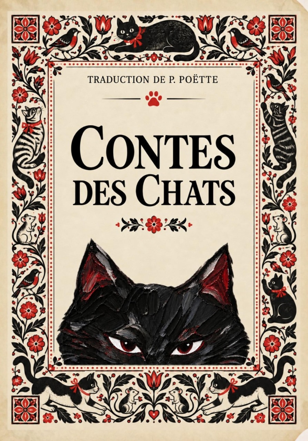 Обложка книги «Contes des chats»