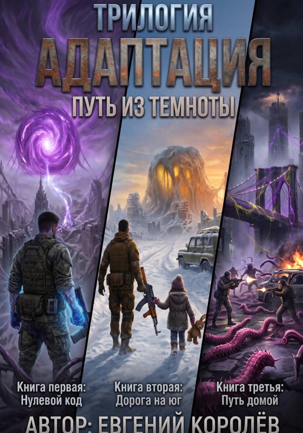 Обложка книги «Адаптация. Трилогия»