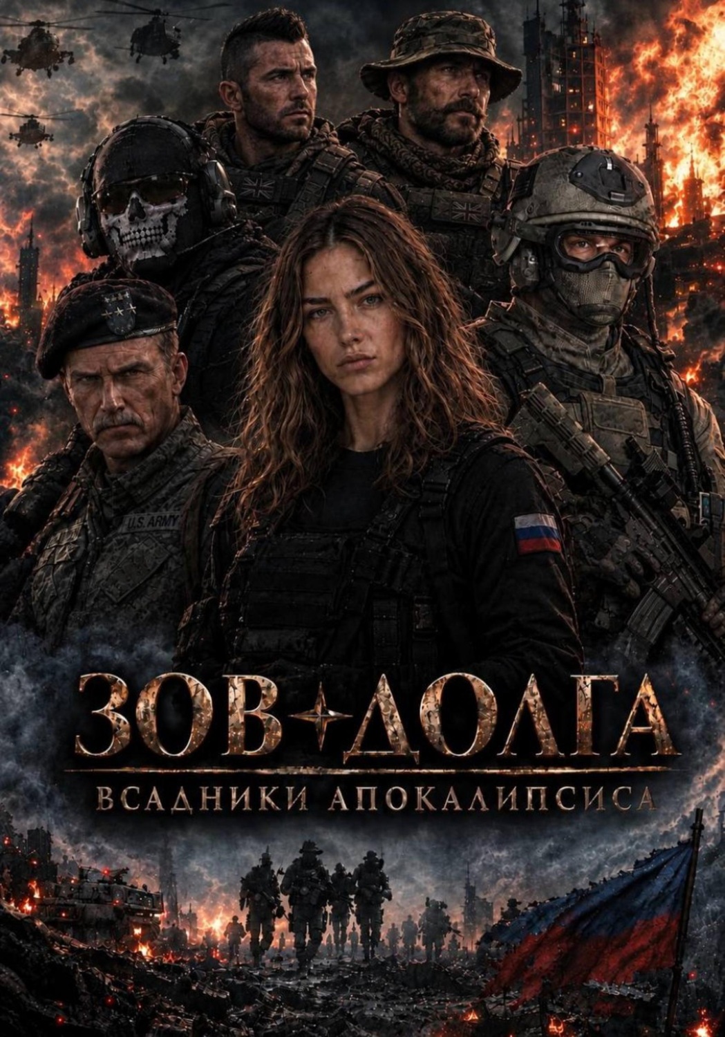 Обложка книги «Зов Долга: Всадники Апокалипсиса»