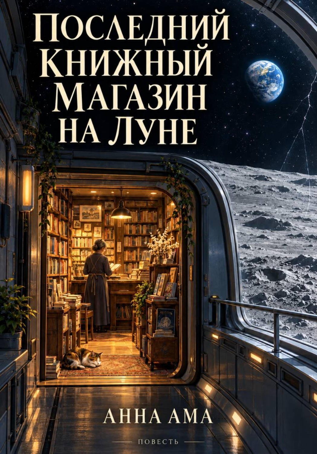 Обложка книги «Последний книжный магазин на Луне»