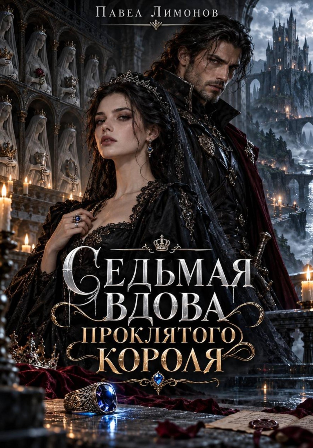 Обложка книги «Седьмая вдова проклятого короля»