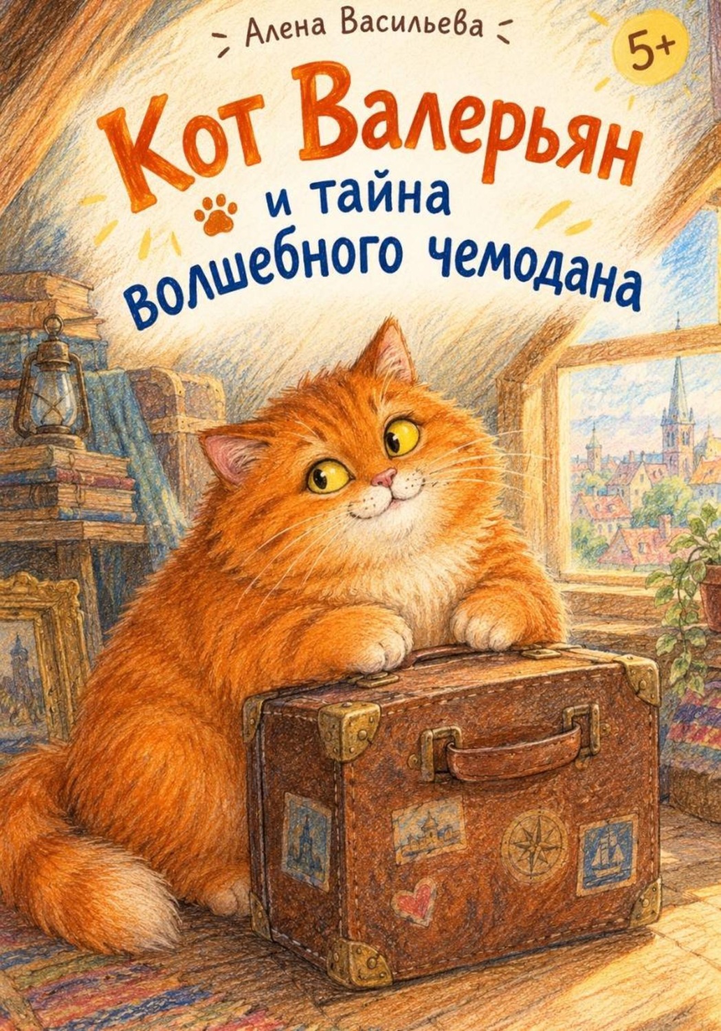 Обложка книги «Кот Валерьян и тайна волшебного чемодана»