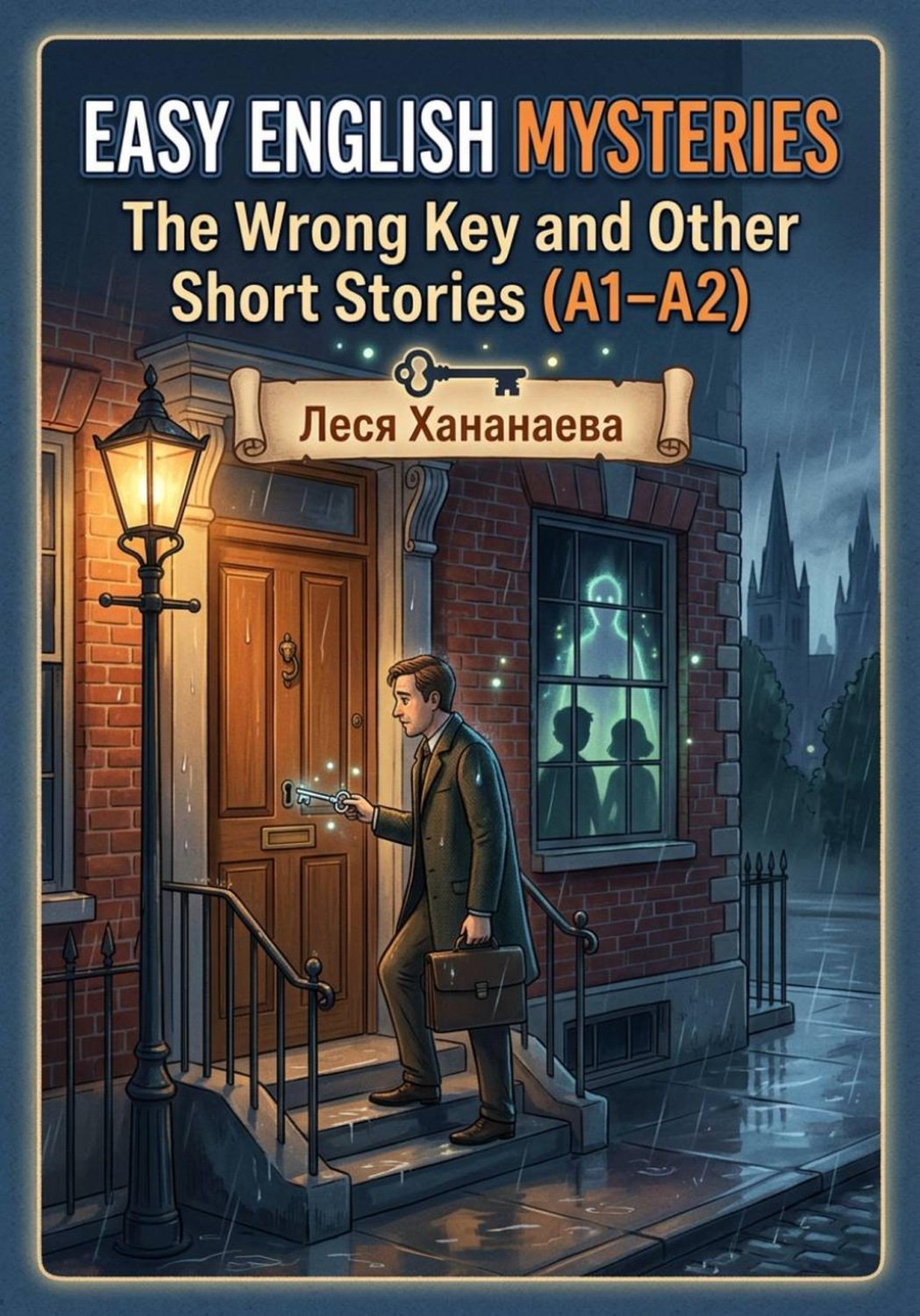 Обложка книги «Easy English Mysteries: The Wrong Key and Other Short Stories (A1–A2)»