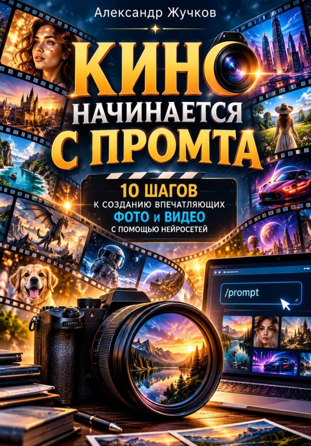 Обложка книги ««Кино начинается с промта»»