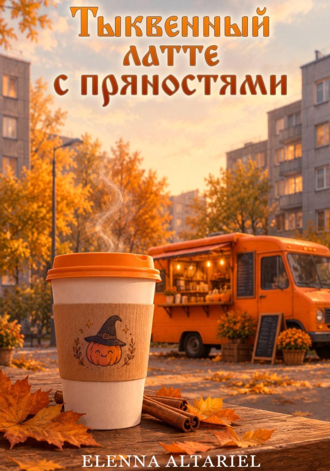 Обложка книги «Тыквенный латте с пряностями»