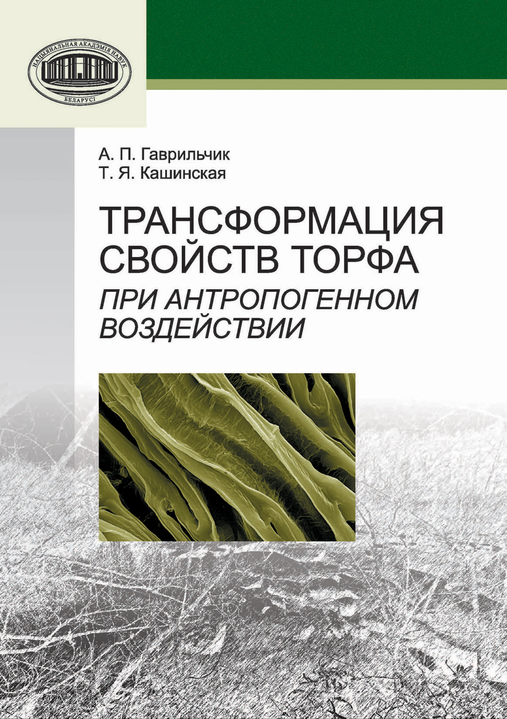 Обложка книги «Трансформация свойств торфа при антропогенном воздействии»
