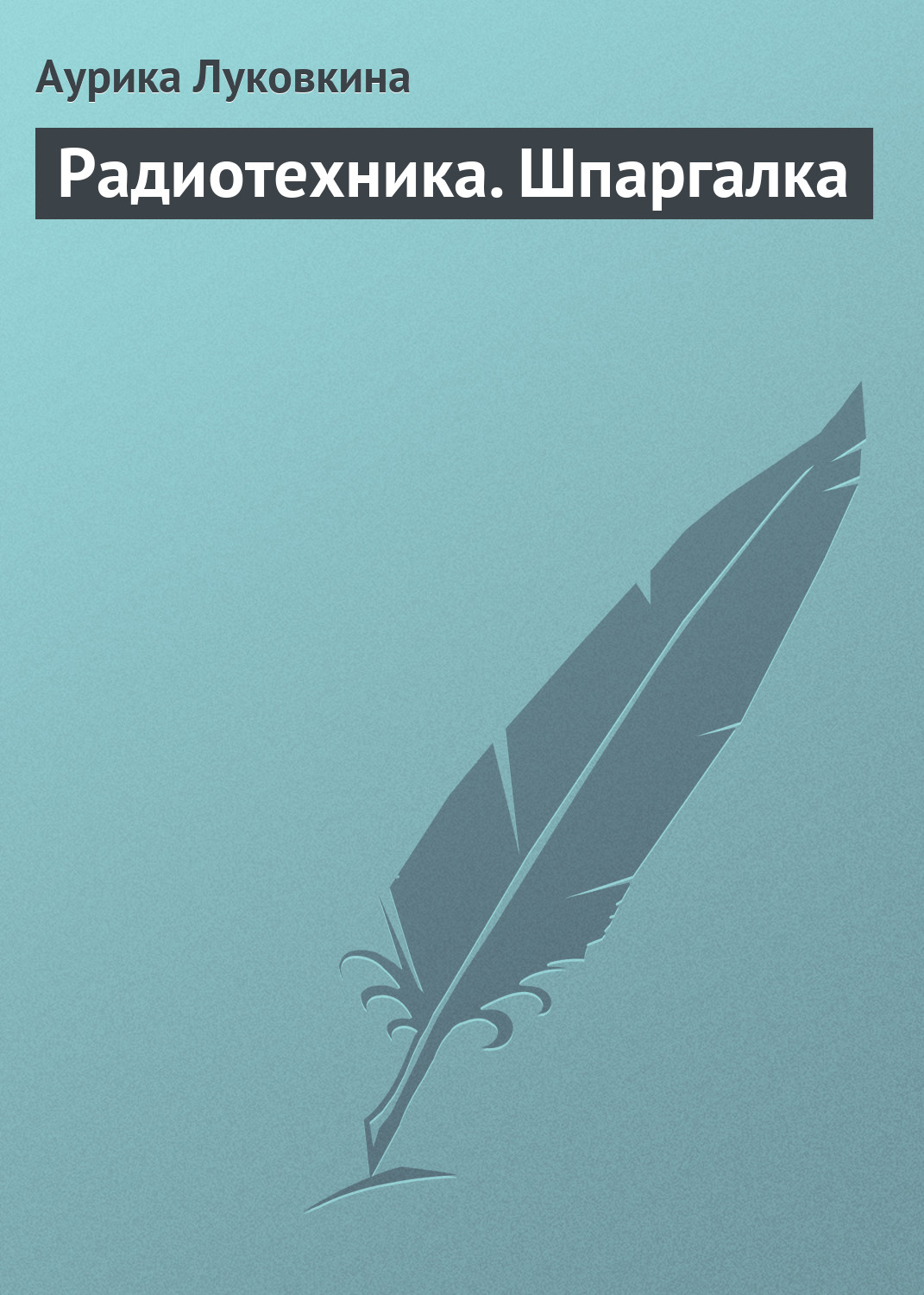 Обложка книги «Радиотехника. Шпаргалка»